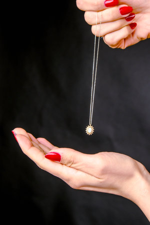 High-End Jewelry: Gold and Diamond Treasuresの写真素材