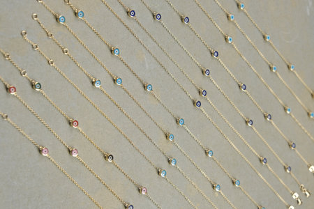 Beautiful Gold and Diamond Cocktail Jewelryの写真素材