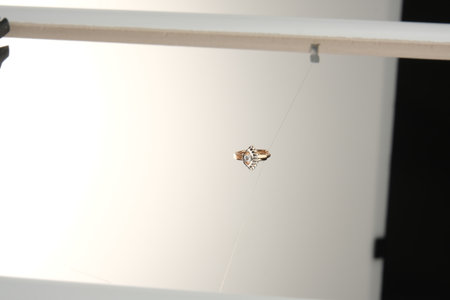 Sophisticated Gold and Diamond Jewelry for Womenの写真素材