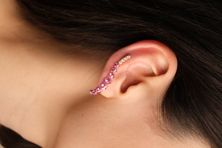 Stunning Gold and Diamond Jewelry for Luxury Loversの写真素材