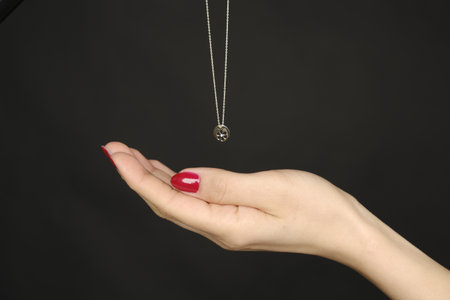 Alluring Gold and Diamond Wedding Bandsの写真素材