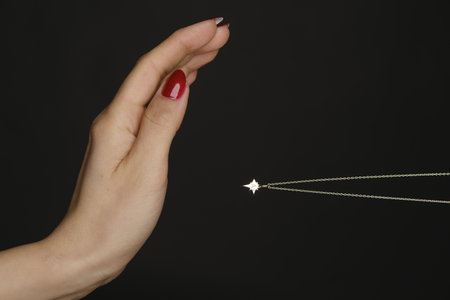 Personalized Gold and Diamond Jewelry Giftsの写真素材