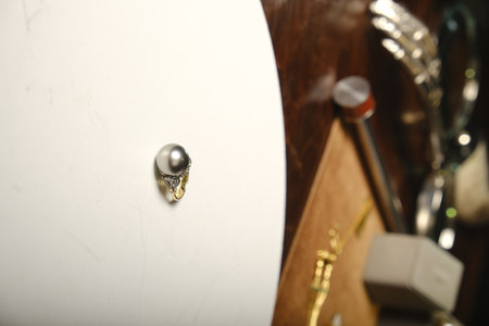 Beautiful Gold and Diamond Cocktail Jewelryの写真素材