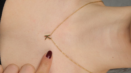 Exquisite Diamond Jewelry with Gold Accentsの写真素材