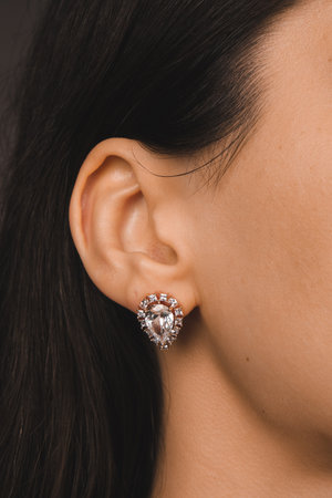 Stunning Gold and Diamond Bridal Jewelry Setsの写真素材