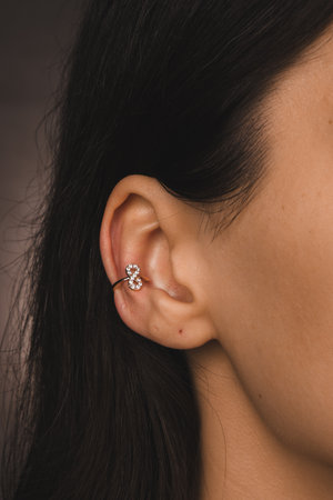 Luxury Diamond and Gold Jewelryの写真素材