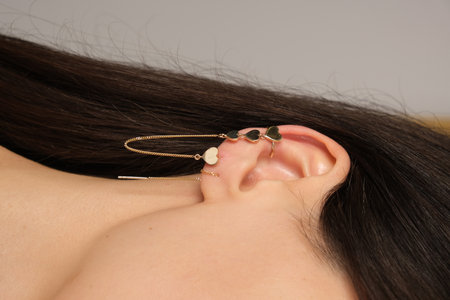 Glimmering Diamond and Gold Jewelry for Every Styleの写真素材