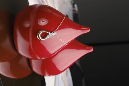 Elegant Diamond and Gold Jewelry for Womenの写真素材