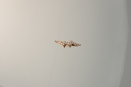 Bold and Elegant Diamond and Gold Statement Piecesの写真素材