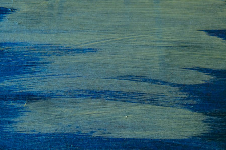 Blue paint on wood texture background. Abstract background and texture for design.の写真素材