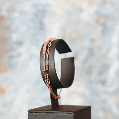 Stylish Gold and Diamond Jewelry for Modern Womenの写真素材