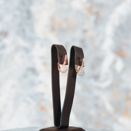 Stylish jewellery, diamonds and precious stones.の写真素材