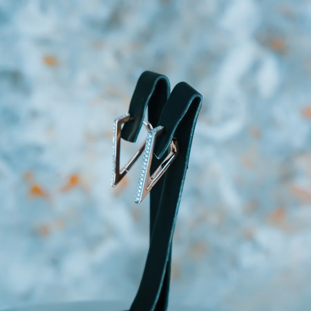 Precious Gold and Diamond Jewelry for Herの写真素材