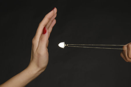 Luxury Diamond and Gold Jewelryの写真素材