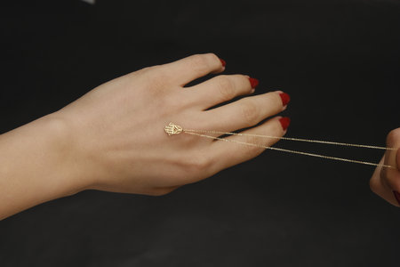 Timeless Jewelry Designs Featuring Gold and Diamondsの写真素材