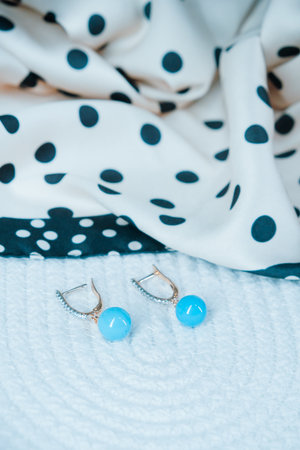 Precious Gold and Diamond Jewelry for Herの写真素材