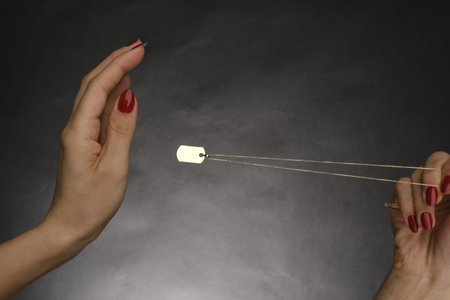 Personalized Gold and Diamond Jewelry Giftsの写真素材