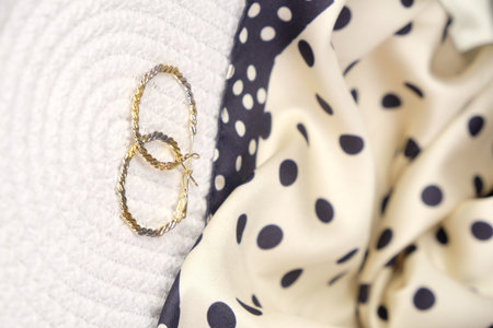 Luxury Gold and Diamond Jewelryの写真素材