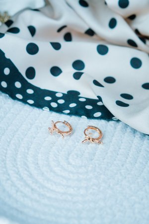 Luxury Bridal Jewelry: Diamonds and Gold Engagement Jewelryの写真素材