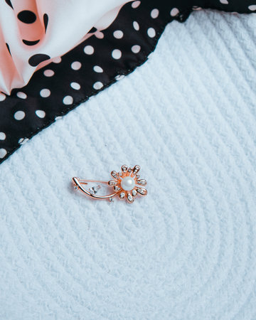 Sophisticated Gold and Diamond Jewelry for Womenの写真素材