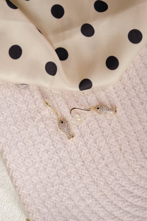 luxury gold and diamond jeweleryの写真素材