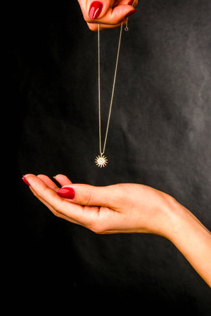 Luxury Diamond and Gold Jewelryの写真素材