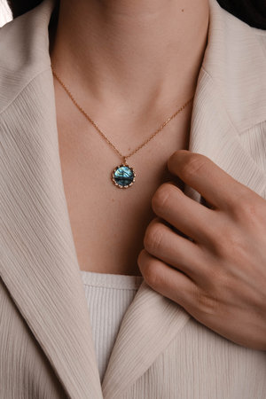 Stunning Gold and Diamond Jewelry for Womenの写真素材