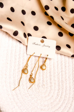 Radiant Gold and Diamond Jewelry for Special Momentsの写真素材