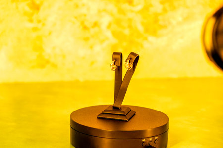 Stunning Gold and Diamond Jewelry for Luxury Loversの写真素材