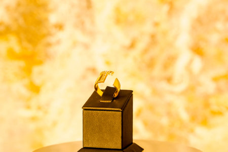 luxury gold and diamond jeweleryの写真素材