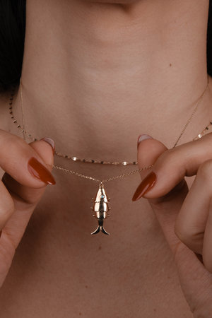 Elegant jewelry, Jewels set with gemstones.の写真素材