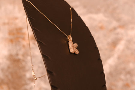 Exquisite Diamond Jewelry with Gold Accentsの写真素材