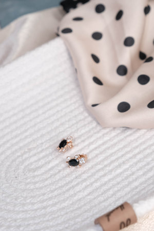 Chic Gold and Diamond Jewelry for Everyday Eleganceの写真素材