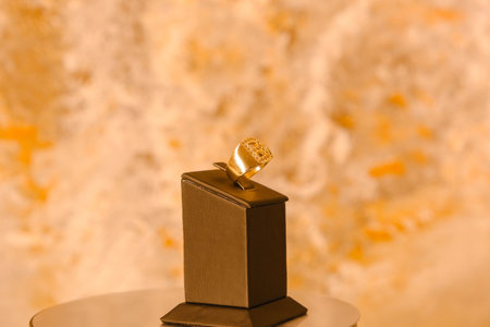 stylish jewelry like silver, gold, diamonds, precious stones.の写真素材