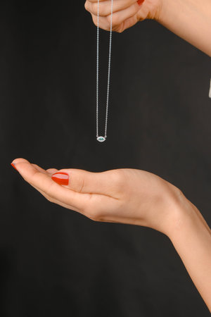 Stylish and Elegant Gold Diamond Jewelry Piecesの写真素材