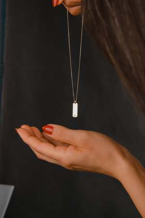 Handmade precious jewelry. Bijouterie and jewelery gold and diamonds for womenの写真素材