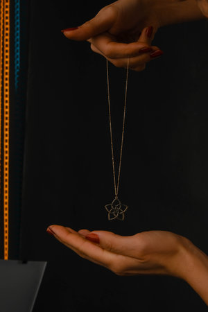 Stunning Gold and Diamond Jewelry for Luxury Loversの写真素材