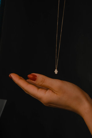 Classic Gold Jewelry with Brilliant Diamondsの写真素材