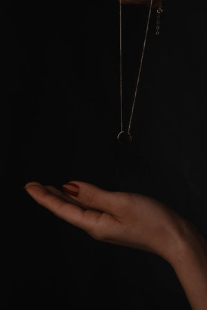 Exquisite Diamond Jewelry with Gold Accentsの写真素材