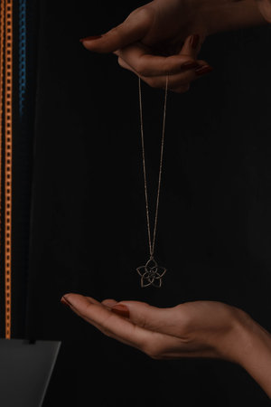 Unique Gold and Diamond Jewelry with Colored Gemstonesの写真素材