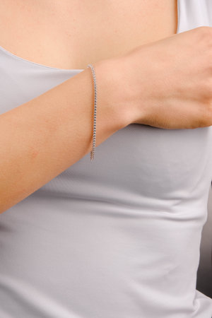 Beautiful Diamond Earrings with Gold Settingの写真素材