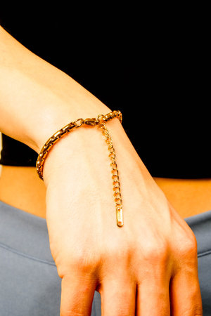 stylish jewelry like silver, gold, diamonds, precious stones.