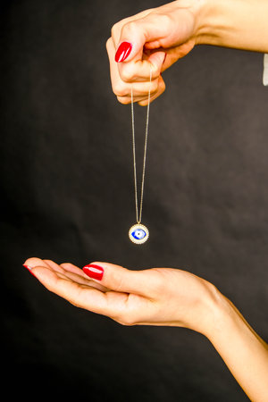 Shimmering Gold and Diamond Jewelry for Evening Eleganceの写真素材