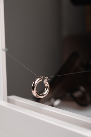 Stylish jewellery, diamonds and precious stones.の写真素材