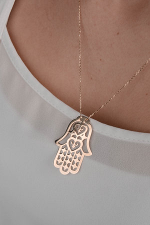 Sophisticated Gold and Diamond Jewelry for Womenの写真素材