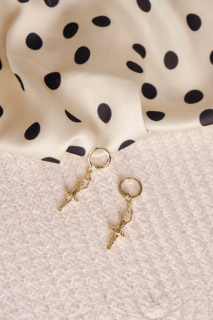 Elegant Gold Jewelry for Special Occasionsの写真素材