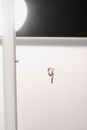 Classic Gold and Diamond Wedding Jewelry Setsの写真素材