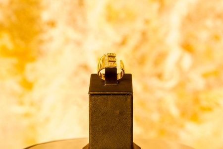 Sparkling Diamond Necklaces and Gold Pendantsの写真素材