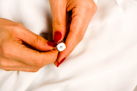 Luxurious Diamond Jewelry in Elegant Gold Settingsの写真素材