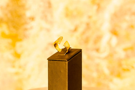 Exclusive Gold and Diamond Jewelry for Luxury Loversの写真素材